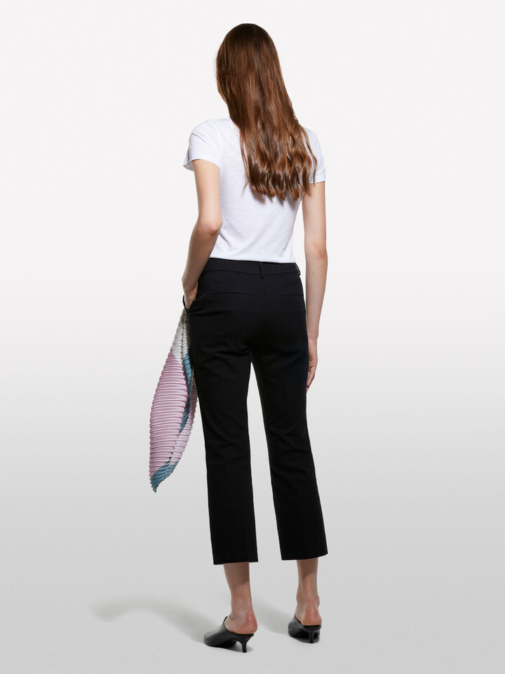 Pantalon évasé noir - pantalons évasés pour femme - Noir | Sisley image number 2